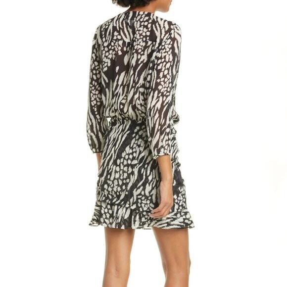 NWTGS VERONICA BEARD Kyla Silk Minidress SZ 6 RT $595 - Picture 4 of 5